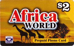 Buy Africa World phone card