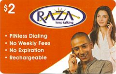Buy Raza phone card